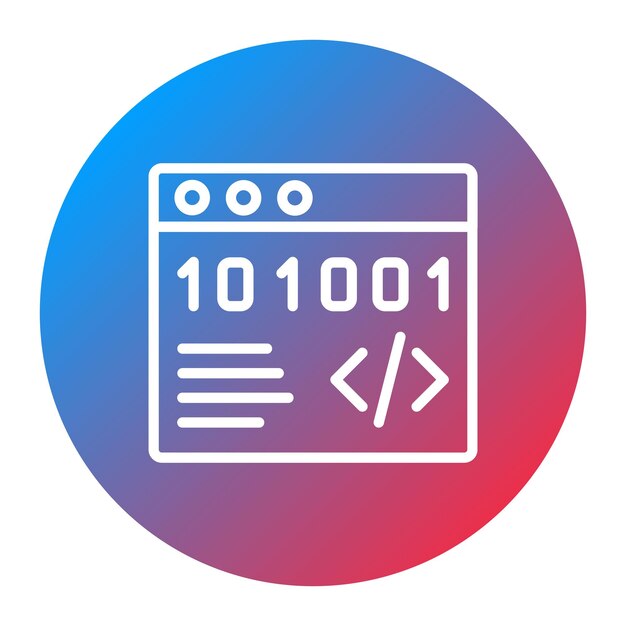 Code icon vector afbeelding Kan worden gebruikt voor informatiebeveiliging