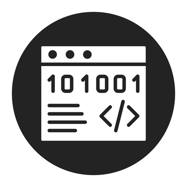 code icon vector image can be used for information security