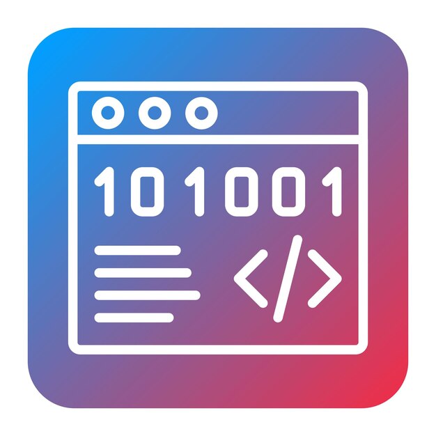 code icon vector image can be used for information security