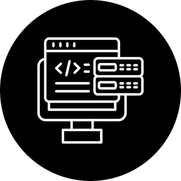 Vector code icon