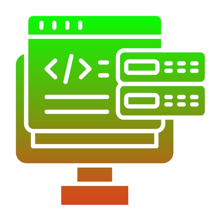 Vector code icon