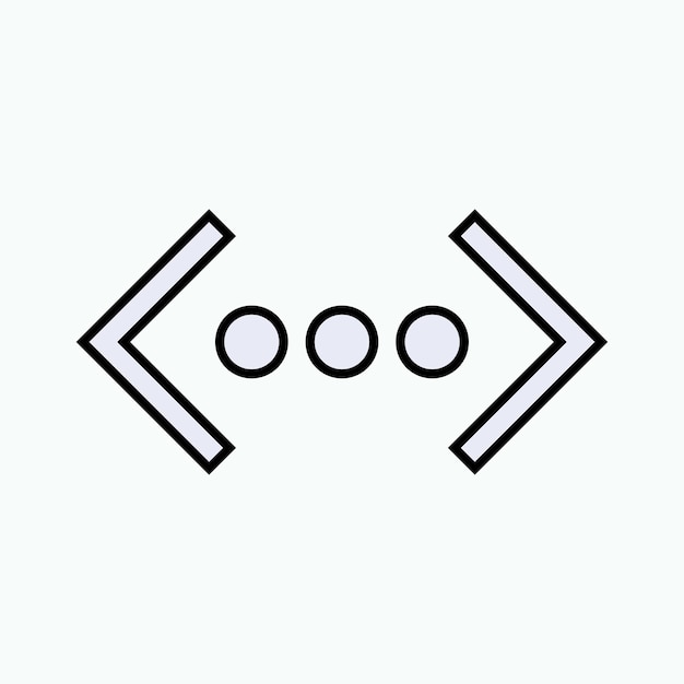 Code Icoon Codering Formule Beugel Symbool