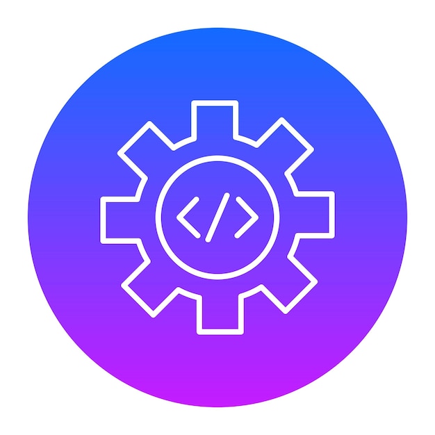 Code-instellingen Vector-illustratie