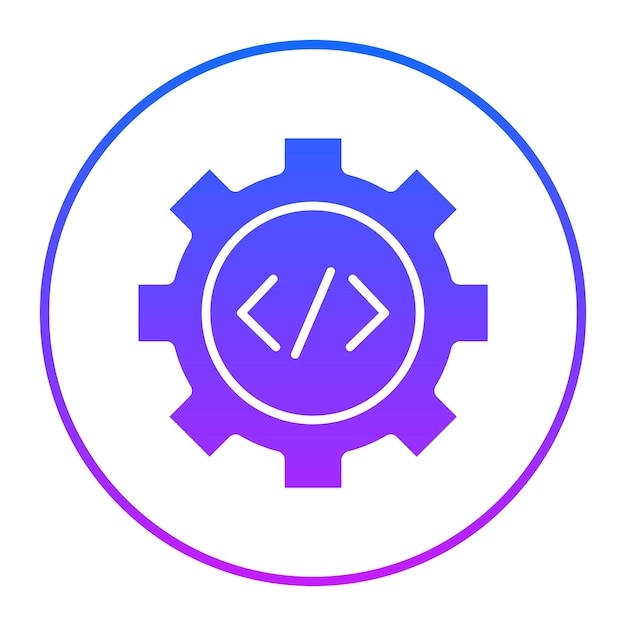 Code-instellingen Vector-illustratie