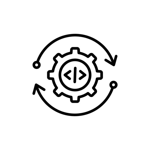 Code optimization icon