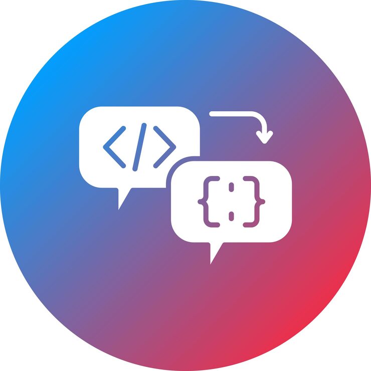 Vector 編碼器圖標向量圖像可以用於電腦編程