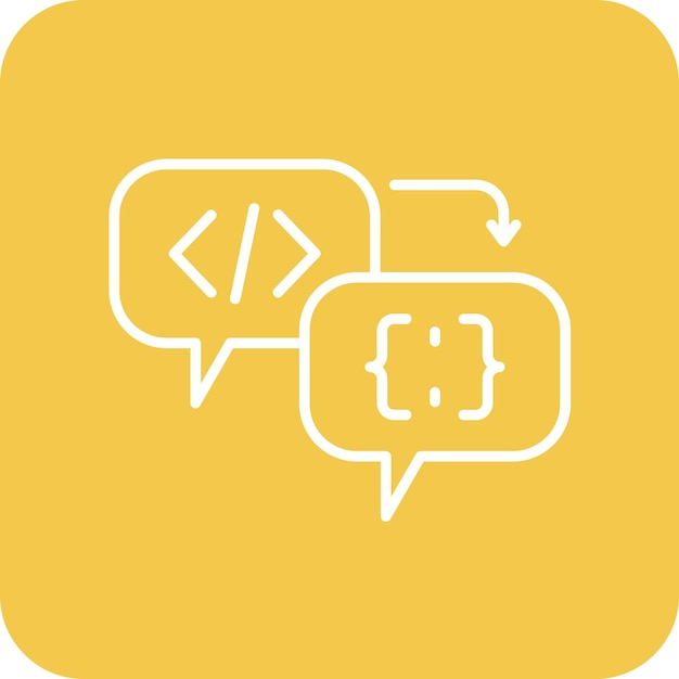 code processor icon vector image can be used for computer programming