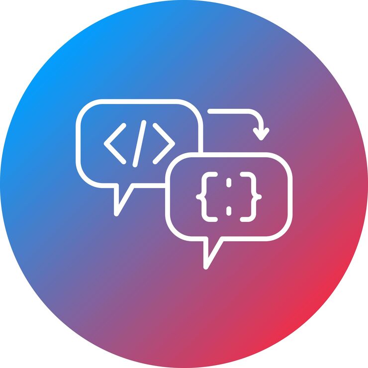 Vector 編碼器圖標向量圖像可以用於電腦編程