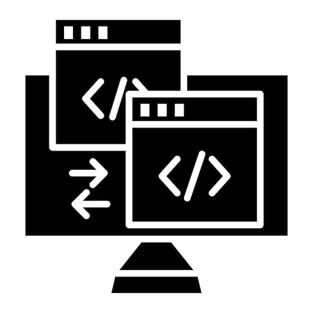 Code Refactoring Vector Illustration