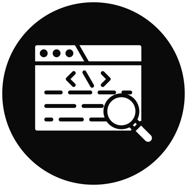 Code Review vector icoontje illustratie van Quality Assurance icoonset