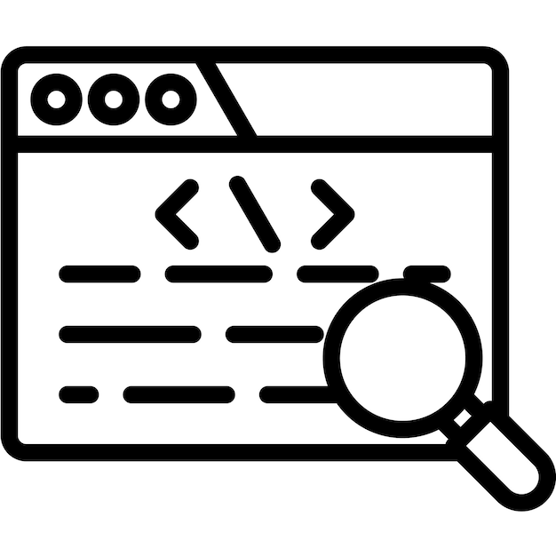 Code Review vector icoontje illustratie van Quality Assurance icoonset