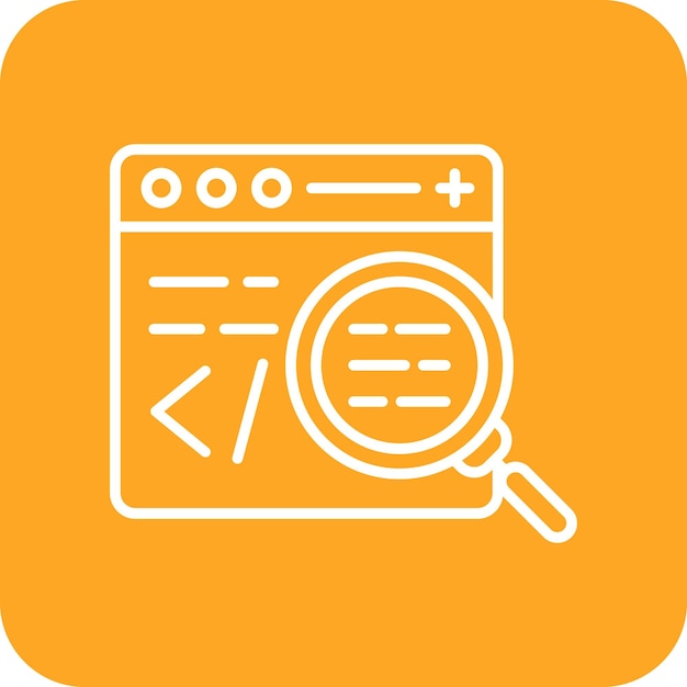 Code testen icoon vector afbeelding Kan worden gebruikt voor computerprogrammering