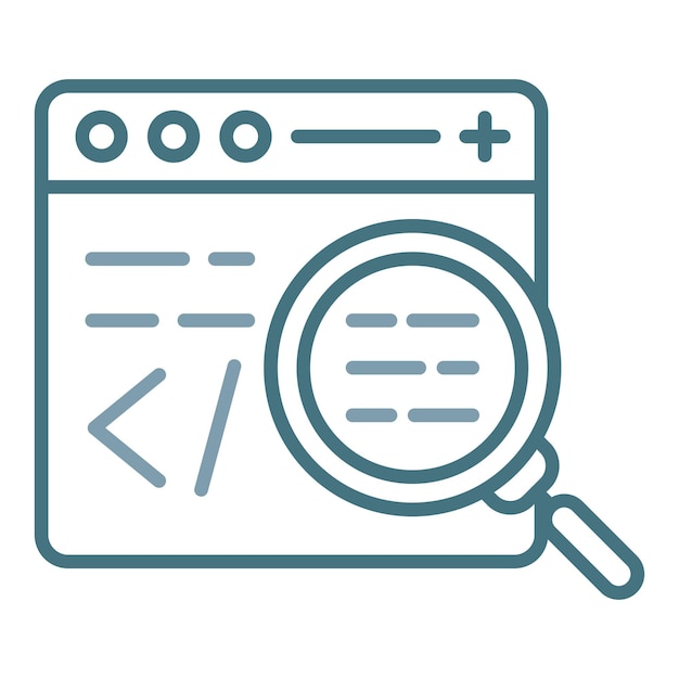 Code Testing Flat Illustration