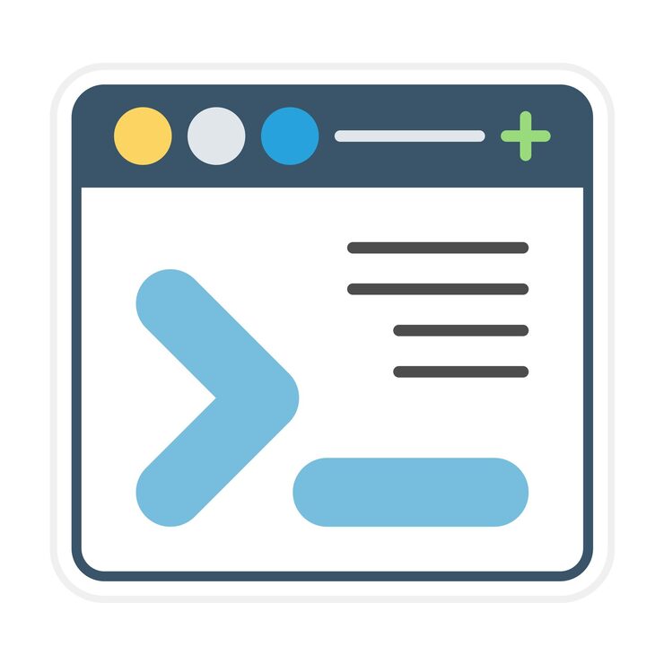 Vector code testing vector icon can be used for computer programming iconset