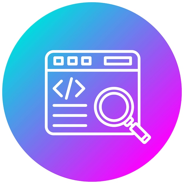 Code Testing Vector Illustration Style