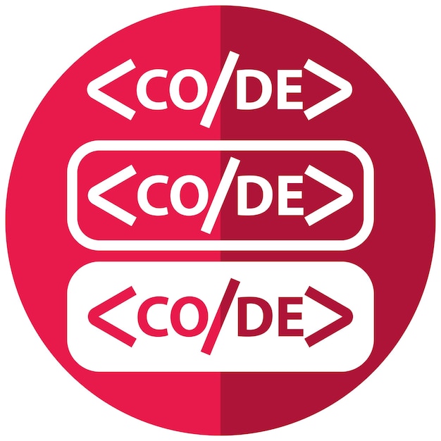 code vector ontwerp symbool sjablonen