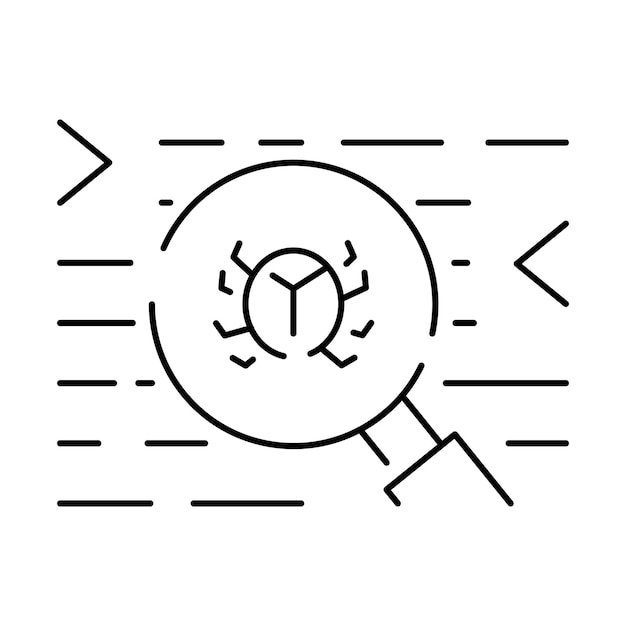 Codepictogram in trendy vlakke stijl geïsoleerd Coderings- en programmeerlijnpictogram Codesymbool voor uw website ontwerp logo app UI Vector illustratie Eps10