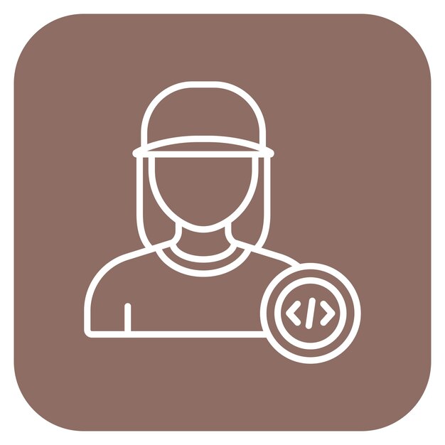 女性編碼器圖像矢量圖像可以用於計算機科學