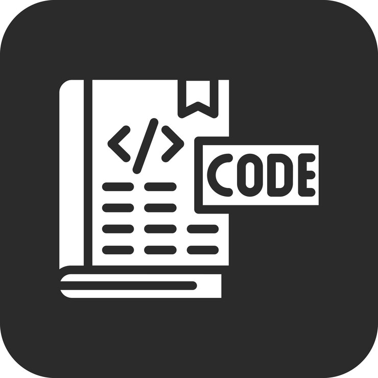 Vector coding book vector icon illustration of education iconset