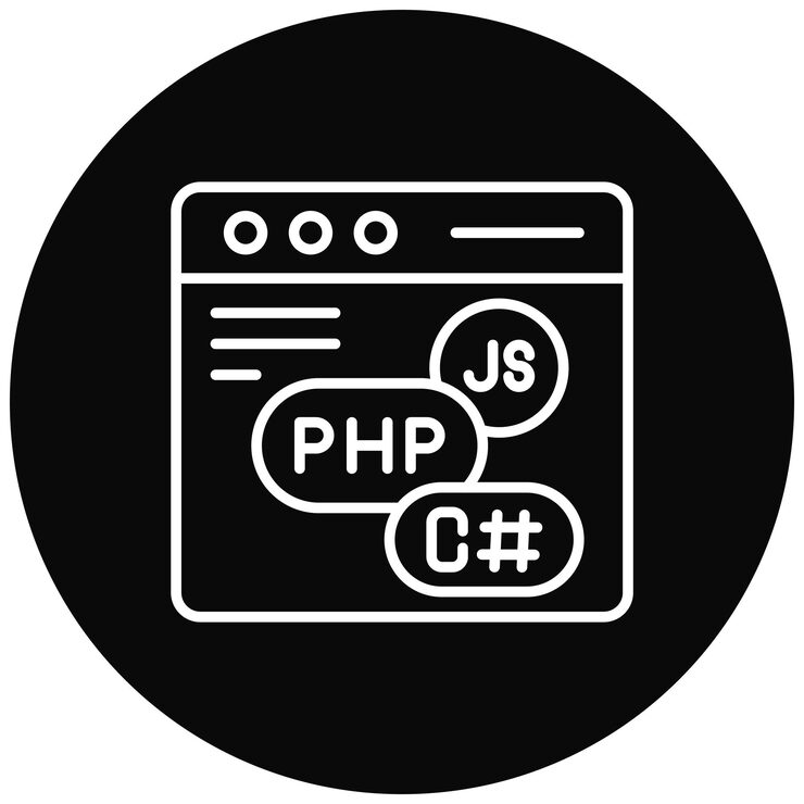 Vector 編碼語言圖標向量圖像可以用於電腦編程