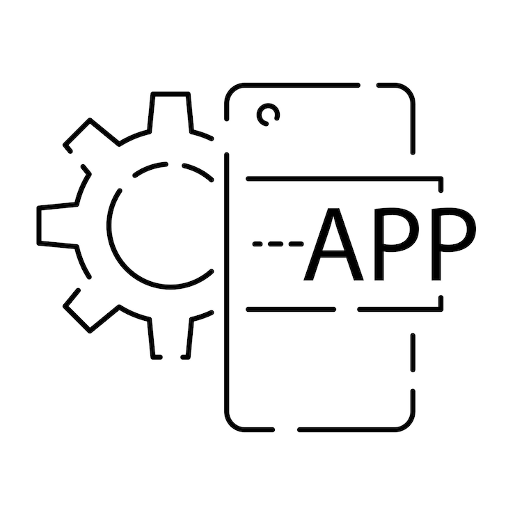 Vector coding and programming line icon dev thin line icon for development web or ui computer technology and data