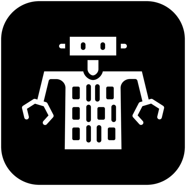 Coding vector icon illustration of Robotics iconset