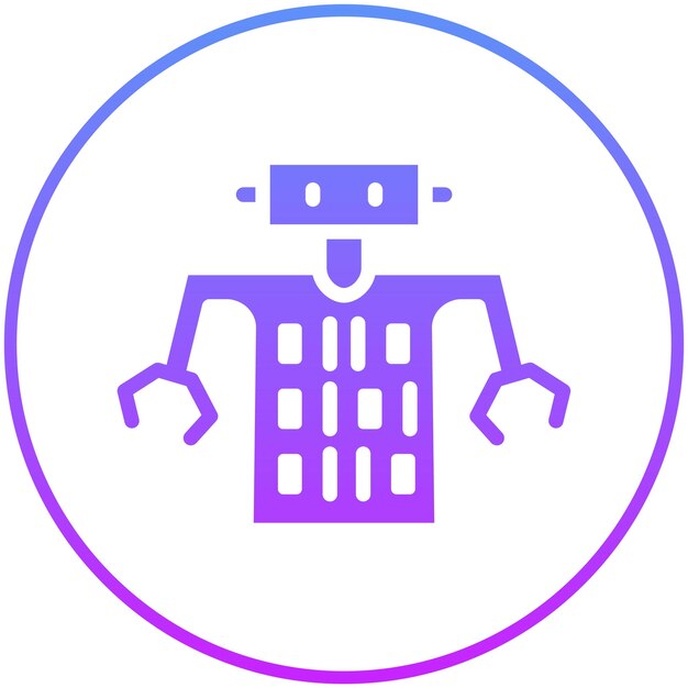 Coding vector icon illustration of Robotics iconset