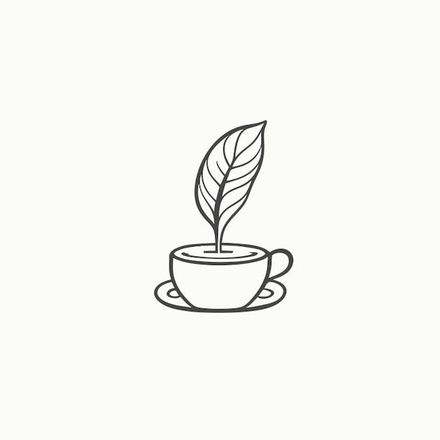 cofe vector illustration line art