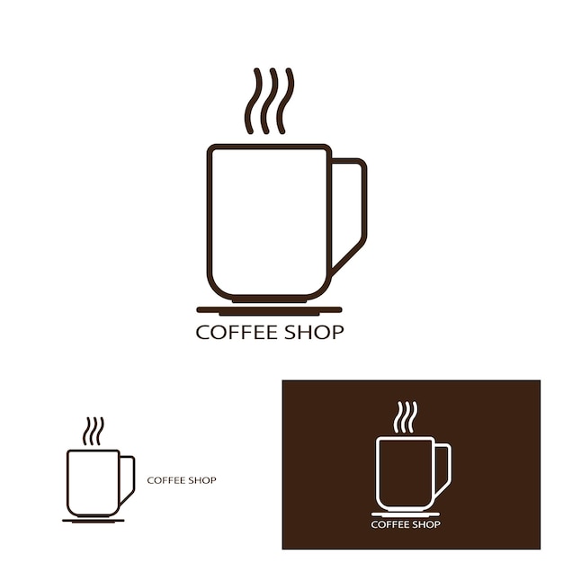 Coffe cup icon vector illustration template design