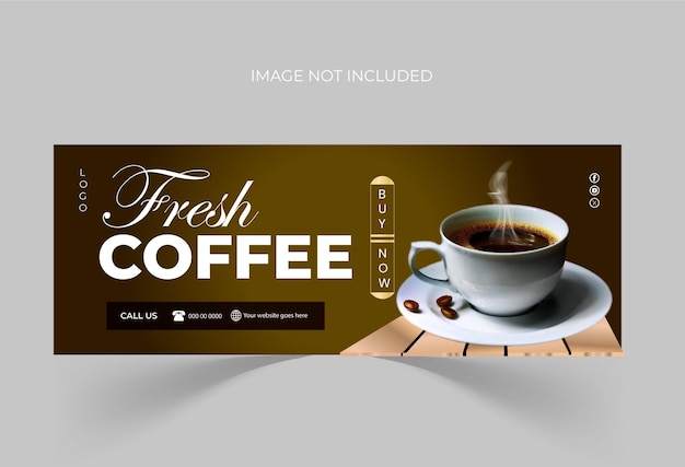 Coffe facebook cover design