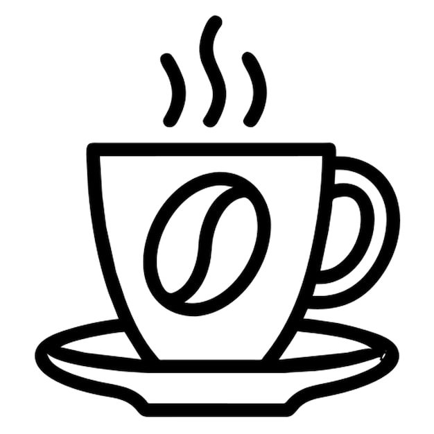 Coffe icon outline