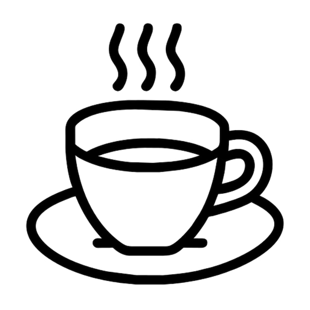 coffe icon outline