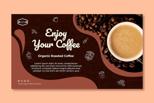 coffee banner template