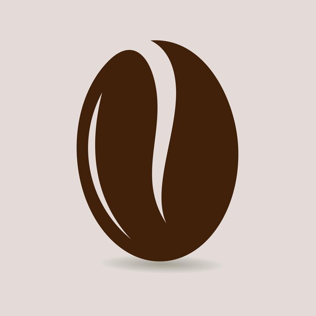 Coffee bean icon vector design