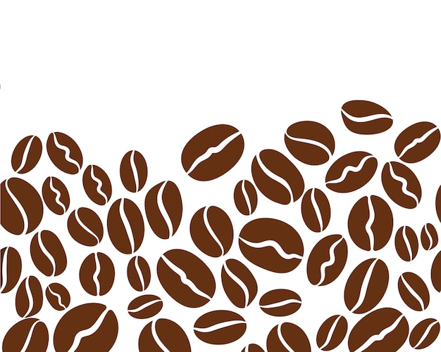 Vector coffee bean icon vector