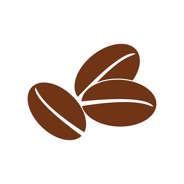 Vector coffee bean icon vector