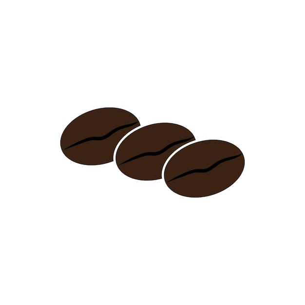 Coffee bean icon vector