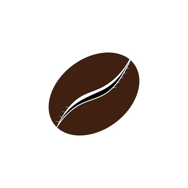 Vector coffee bean icon vector