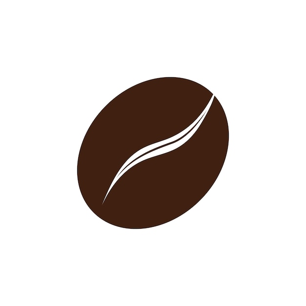 Coffee bean icon vector