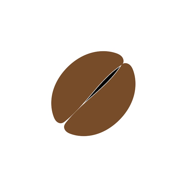 Coffee bean icon vector