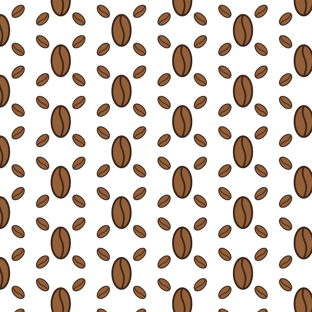 Coffee bean pattern