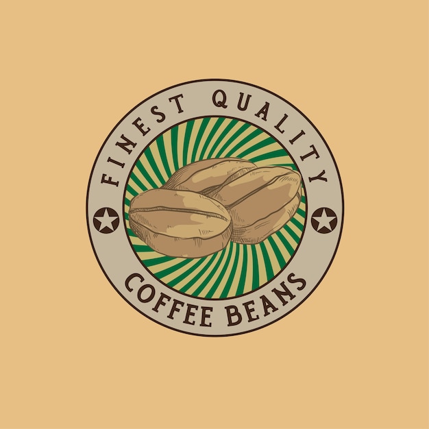 Coffee Beans Badges