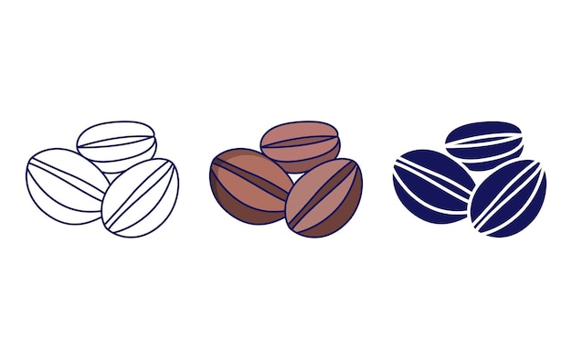 Coffee beans icon