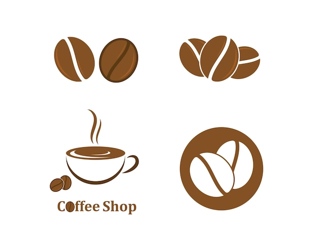 Coffee Beans Logo Template vector icon design