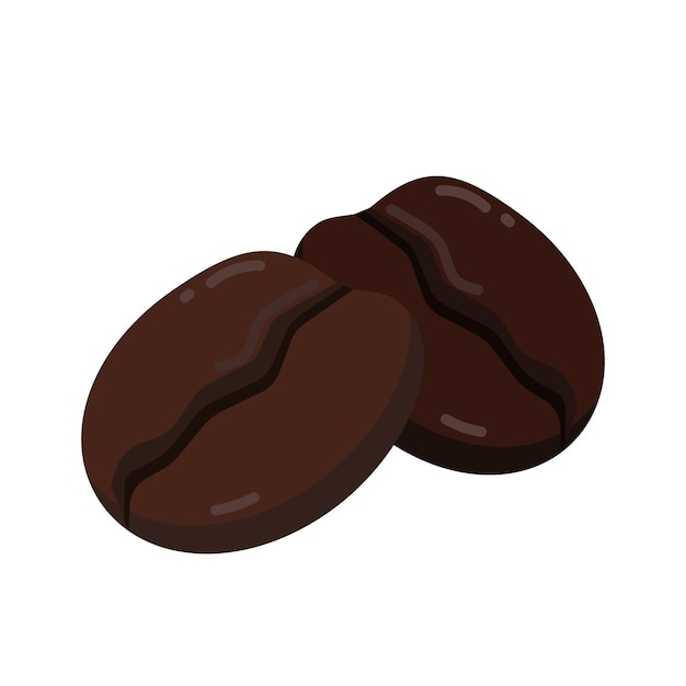 Coffee beans Simple vector design