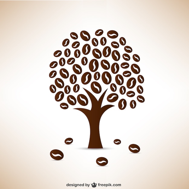 Coffee beans tree