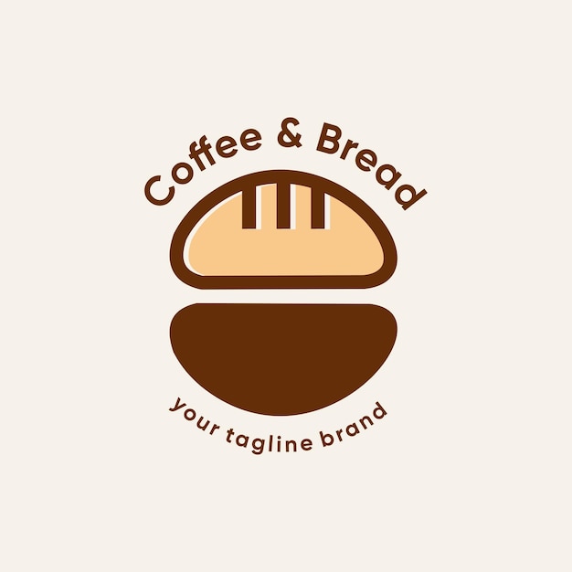 Vector coffee and bread design element vector with creative concept idea