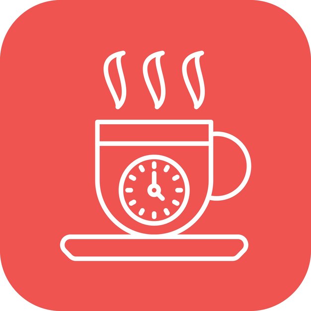コーヒーブレイクアイコンのベクトル画像を起動に使用できます