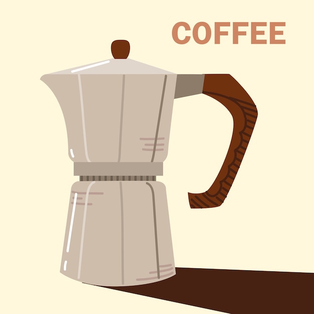 Coffee brewing methods, moka pot hot beverage