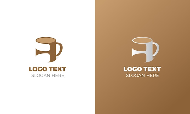 Вектор Логотип бизнес-вектора coffee cafe minimal